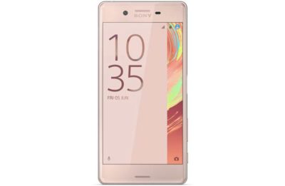 SIM Free Sony X Mobile Phone - Rose Gold.